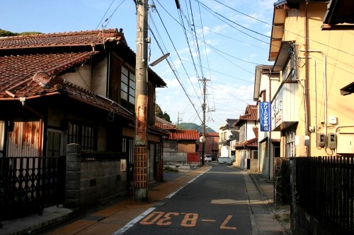 町並み 小月茶屋 下関市 山口県