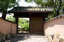 旧梶山家練塀・表門 長府宮の内町 下関市 山口県