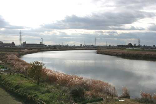 庄内川・万場大橋 富田町大字万場北畑東 中川区 名古屋市 愛知県