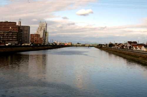 新川・砂子橋 大治町砂子中割 海部郡 愛知県