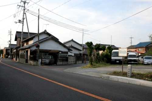 岡本宿本陣・高札場跡付近 蒲生岡本町 東近江市 旧御代参街道