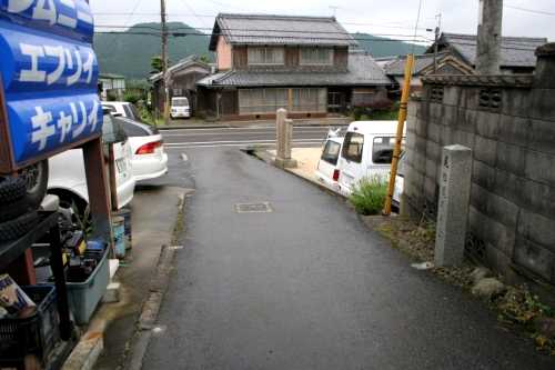 東海道合流点 土山町北土山 甲賀市 旧御代参街道