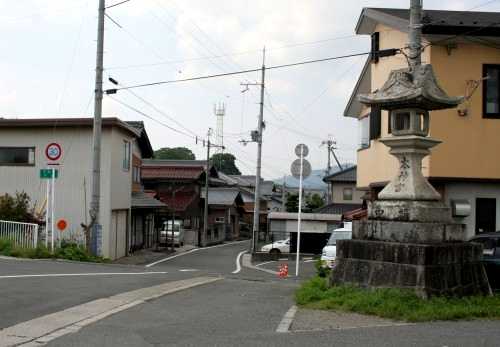 常夜燈・旧中山道入口 小幡 五個荘 東近江市