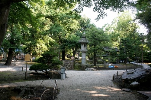 慶雲館庭園 港町 長浜市 滋賀県