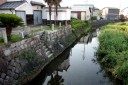 長浜城外堀跡（米川） 朝日町 長浜市 滋賀県