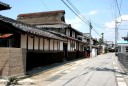 家並み・一本松 湖北町速水 長浜市 滋賀県