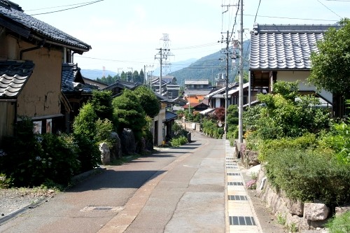 下余呉町並み 余呉町下余呉 長浜市 滋賀県