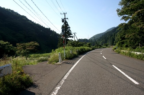 椿坂旧道入口 余呉町椿坂 長浜市 滋賀県