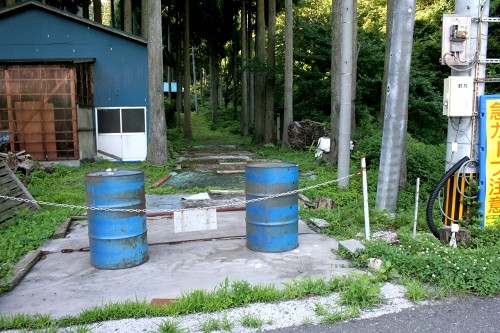 余呉川上流端・椿坂古道起点 余呉町椿坂 長浜市 滋賀県