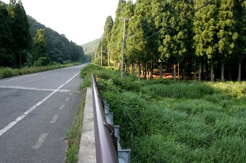 北国街道 余呉町中河内 長浜市 滋賀県