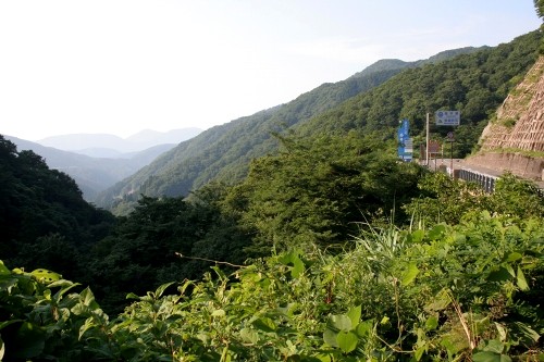 越前方面眺望・栃の木峠 南越前町八飯 南条郡 福井県