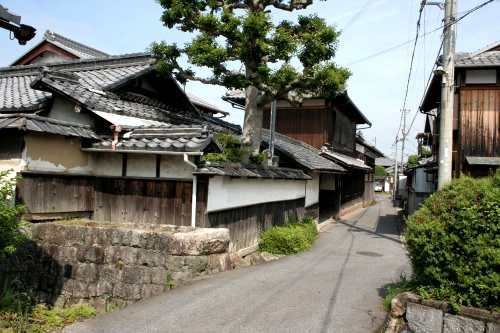 朝鮮人街道 鍵の手 冨波乙－甲境 野洲市