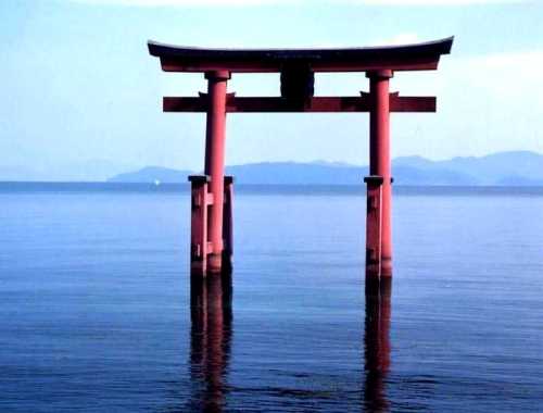白髭神社鳥居 滋賀