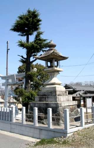 常夜燈 御幸橋袂 愛知川町 愛知郡 滋賀