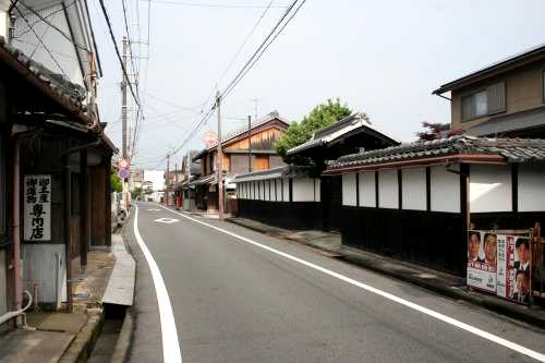 稲妻型道路 家並み 吉身1丁目 守山市 滋賀県