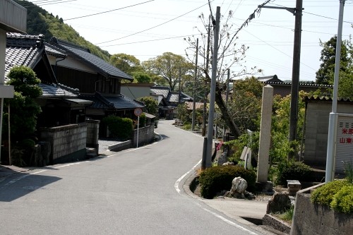 旧中山道 梓河内町並み 梓河内 米原市 滋賀県