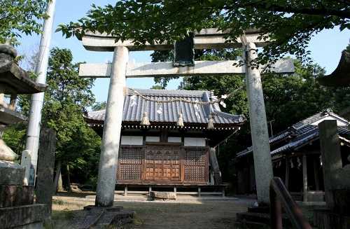 石清水神社 ・扇塚 大堀町 彦根市 滋賀県