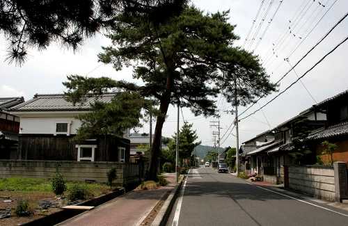 旧中山道 五個荘三俣町 東近江市 滋賀県