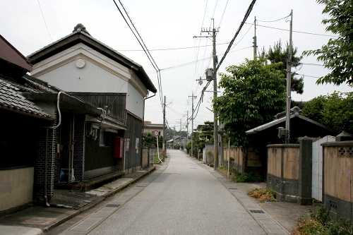 家並み 安土町西老蘇 近江八幡市 滋賀県