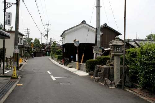 旧武佐宿高札場跡 長光寺町 近江八幡市 滋賀県
