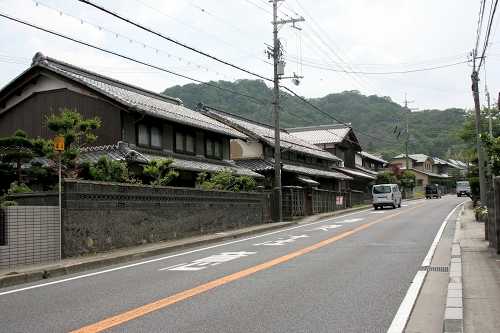 旧鏡宿町並み 鏡 竜王町 蒲生郡 滋賀県