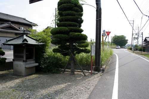 旧中山道 大篠原 野洲市 滋賀県