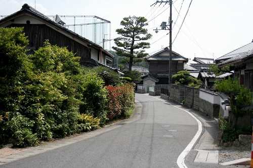 旧中山道 辻町 野洲市 滋賀県