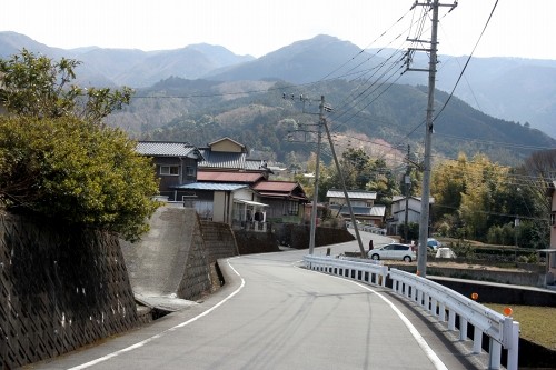 旧下田街道 市山 伊豆市 静岡県
