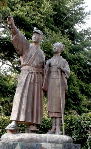 伊豆の踊子碑 湯ヶ島 伊豆市 静岡県