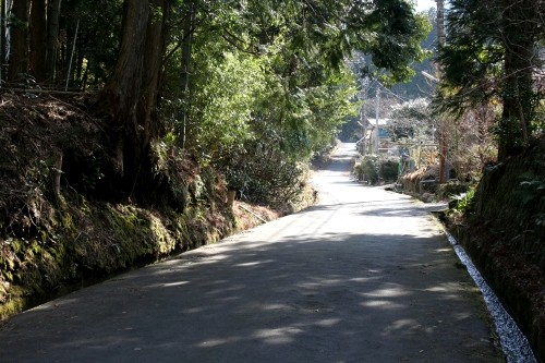 踊子歩道（旧下田街道） 湯ヶ島 伊豆市 静岡県