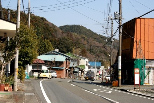 下田街道旧箕作宿町並み 箕作 下田市 静岡県
