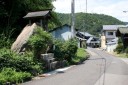題目石 集落入口 疋田 敦賀市 福井県