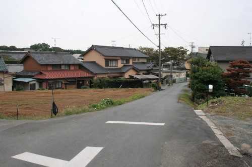 旧田原街道 老津町岩塚 豊橋市 愛知県