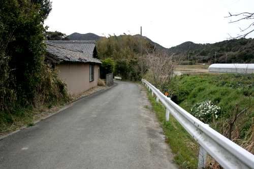 旧田原街道 天神/間坂 野田町 田原市 愛知県
