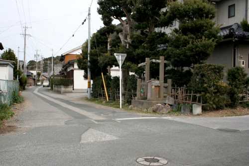 高札場跡・泉村道路元標 郷中 江比間町 田原市 愛知県