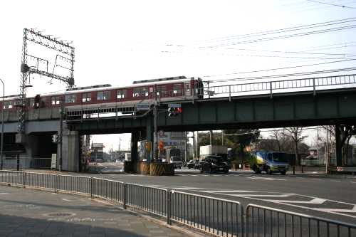 近鉄京都線 深草加賀屋敷町交差点 竹田街道 伏見区 京都市