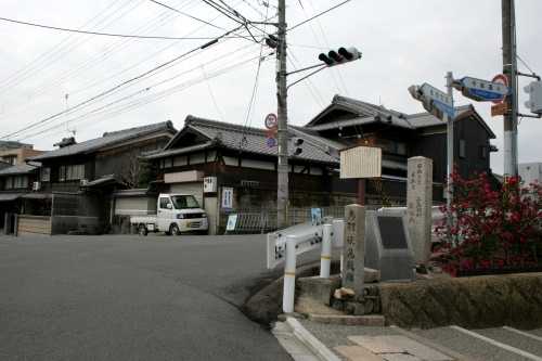 鳥羽伏見戦跡 小枝橋東南詰 （城南宮通り・鳥羽街道（千本通り）交差点） 京都市