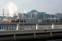 馬入橋(相模川） ＪＲ東海道本線 平塚市
