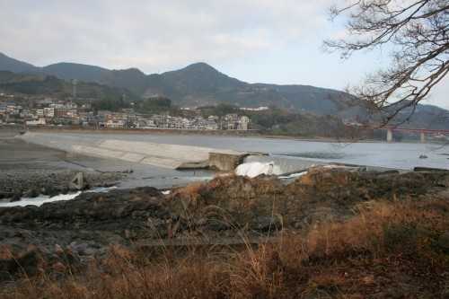 富士川渡船場跡 松岡 富士市 静岡県