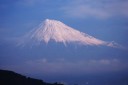 富士川より富士山眺望 岩淵 富士川町 庵原郡 静岡県