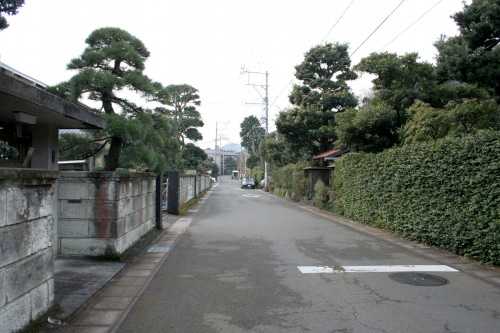 岩淵家並み 富士川町 庵原郡 静岡県