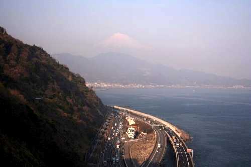 薩埵峠付近より富士山眺望 西倉沢 由比町 庵原郡 静岡県