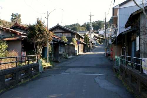 不動橋 旧東海道金谷坂 金谷 島田市 静岡県