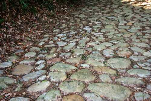 菊川坂の石畳 菊川 島田市 静岡県