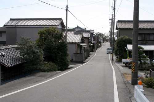 旧東海道 横内集落 横内 藤枝市 静岡県