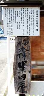 脇本陣黒田屋跡 日坂 掛川市 静岡県