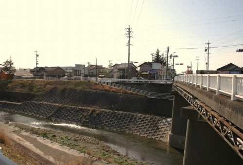 倉真川・大池橋・秋葉街道分岐 大池 掛川市 静岡県