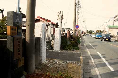 大池一里塚跡 大池 掛川市 静岡県