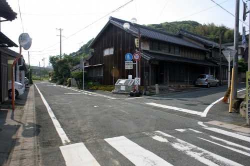 新旧道追分・潮見坂入口 元町 白須賀 湖西市 静岡県