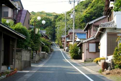 旧東海道・潮見坂 白須賀 湖西市 静岡県